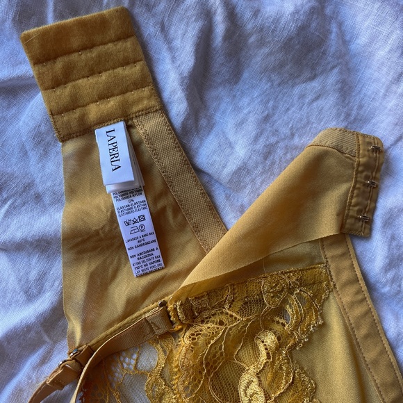 La Perla mustard yellow garter belt size 42 FR - Picture 7 of 7
